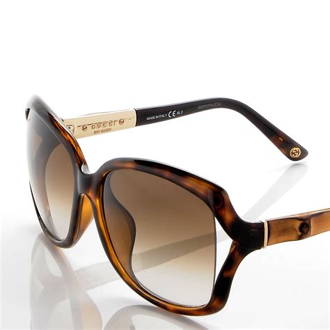 GUCCI Bamboo Sunglasses GG 3685/F/S Tortoise